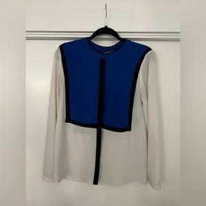 Dana Buchman Color-block Blouse
